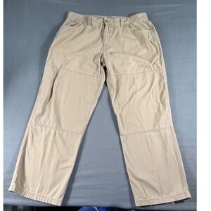 The North Face Double-Knee Canvas Workwear Utility Pants Outdoors 38 Rugged‎